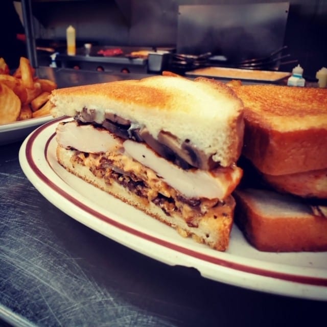 Wilder's Bistro Melt Burger.