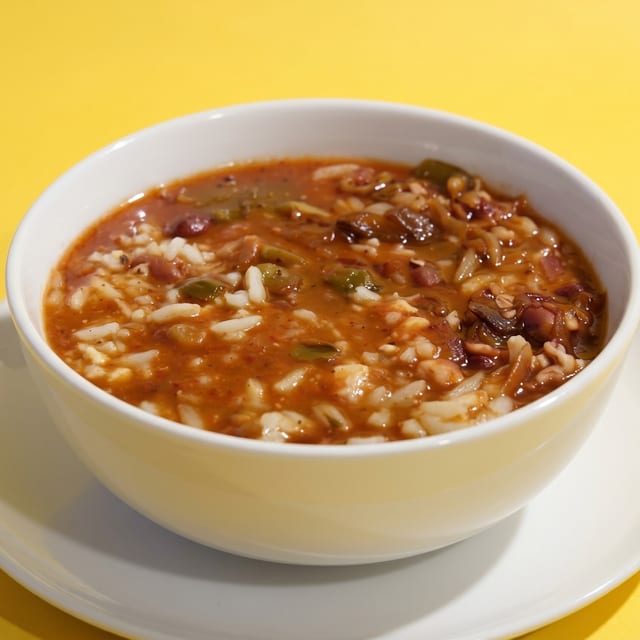 Chicken and Sausage Gumbo.
